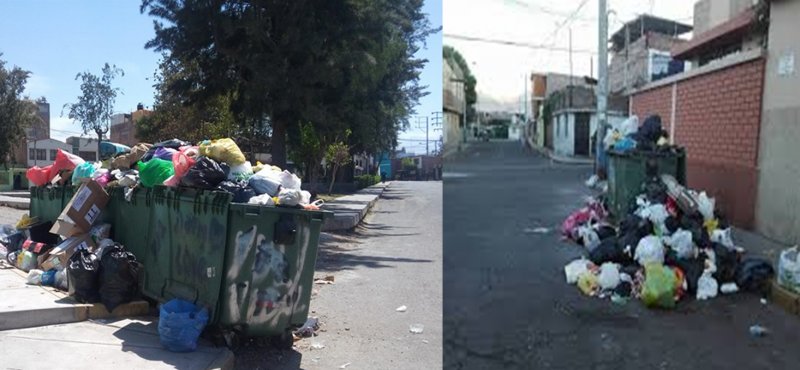 18 toneladas de basura no se recogen en Paucarpata por compactadoras ...