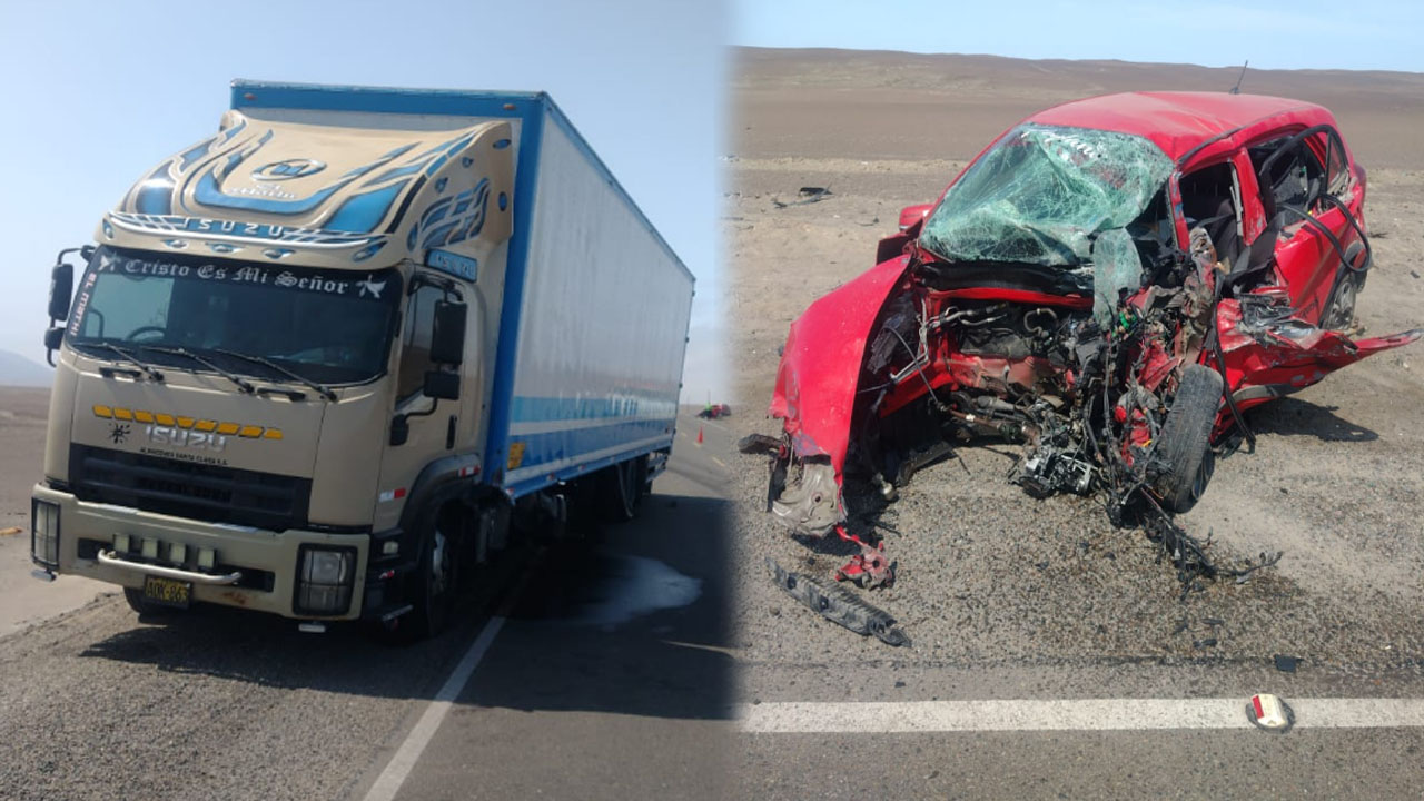 Un muerto y niña de 2 años herida deja choque en la Panamericana Sur ...