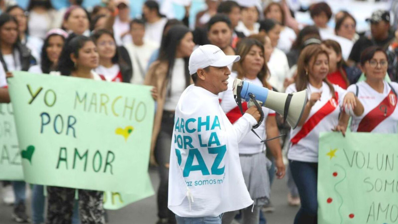 Gobierno anuncia marcha por la paz y contra la delincuencia - Radio ...