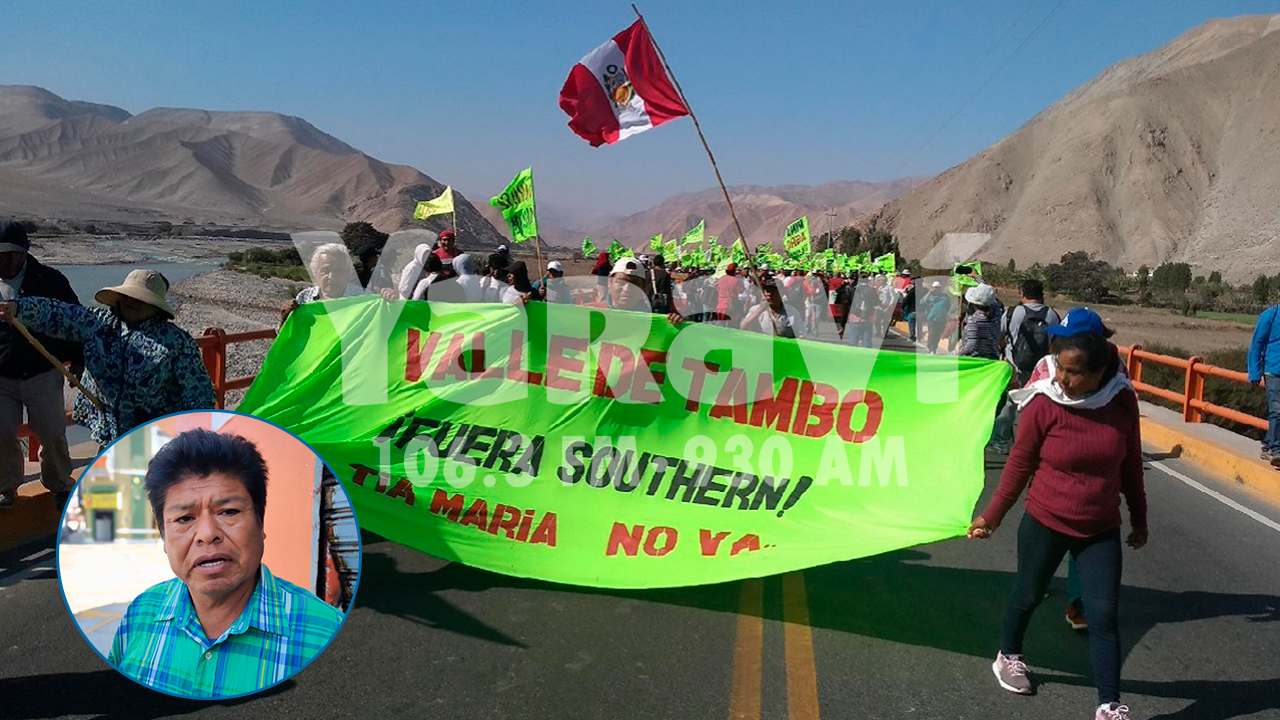 Arequipa: Pobladores del Valle de Tambo marcharán contra Tía María este ...