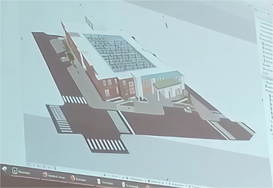 Maqueta del nuevo mercado Zamácola