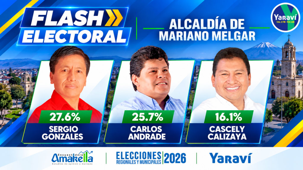 Flash Electoral Alcaldia de Mariano Melgar