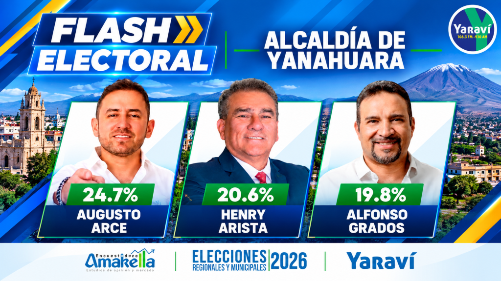 Flash Electoral Alcaldia de Yanahuara