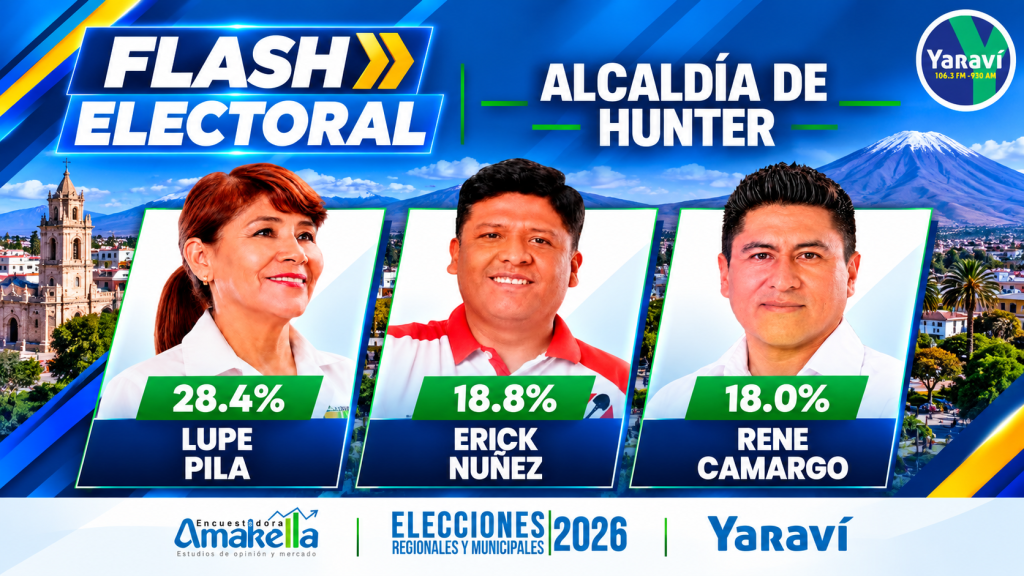 Flash electoral Alcaldia de Hunter