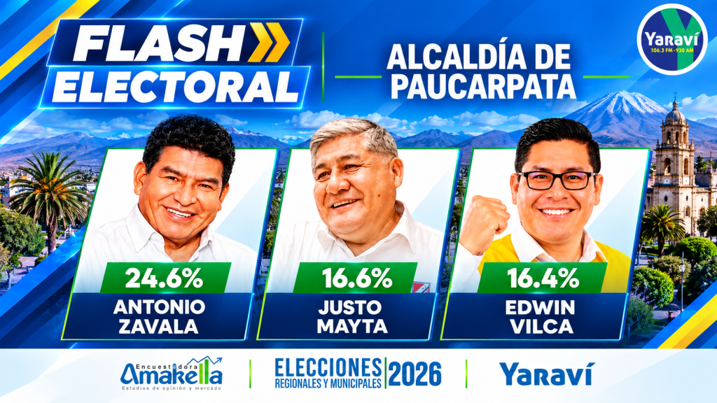 Flash electoral Alcaldia de Paucarpata