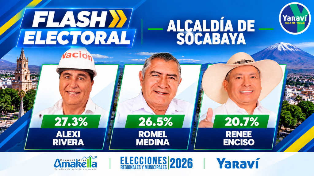 Flash electoral Alcaldia de Socabaya