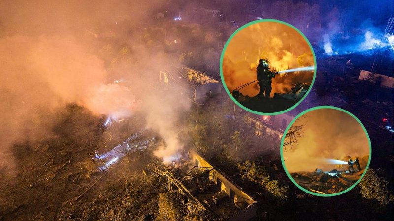 26 muertos por una explosión en una fábrica de fuegos artificiales en China (1)