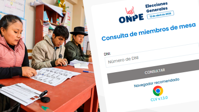 Consulta si eres miembro de mesa