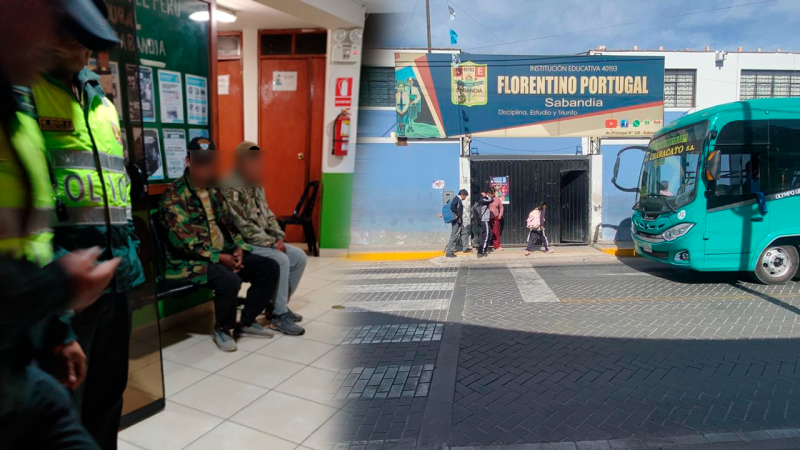 Dos detenidos por apuntar con replica de arma de fuego a escolares