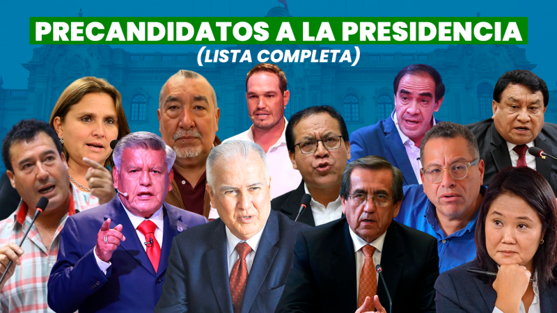 Elecciones 2026 Estos son los 65 precandidatos a la presidencia del Perú