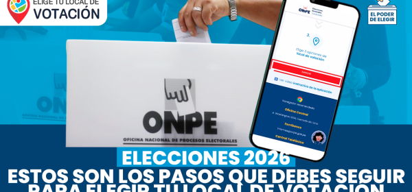 Elige tu locald de votación