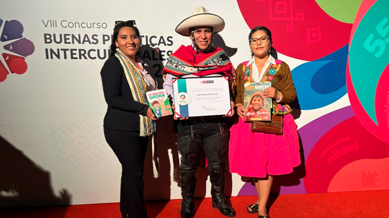 Ministerio de Cultura reconoce iniciativa orientada a la enseñanza del quechua en concurso nacional