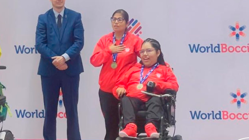 Niurka Callupe logra el oro para Perú y se consagra tricampeona de la Copa Mundial de Boccia
