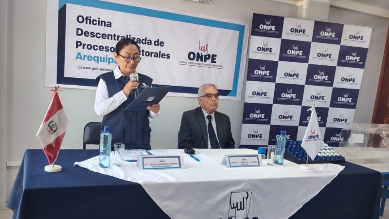 ONPE instala siete oficinas descentralizadas en Arequipa para las Elecciones Regionales y Municipales
