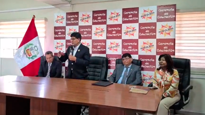 Presentan a nuevo gerente de Educación y Cecilia Jarita se queda en Gobierno regional