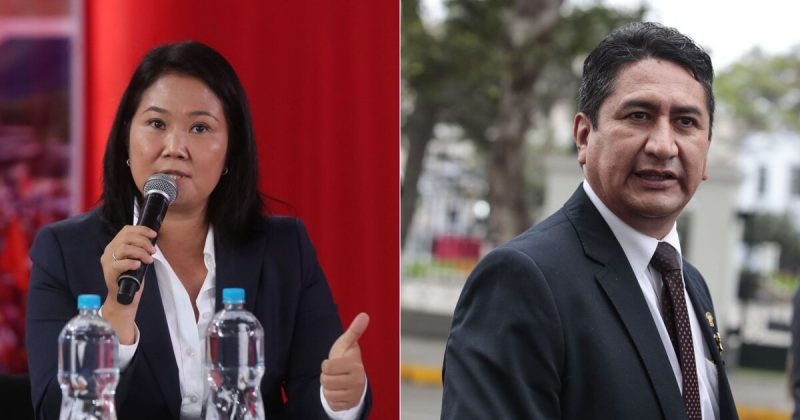 Vladimir Cerrón cuestiona a Keiko Fujimori Solamente los ingenuos pueden pensar que habrá un cambio