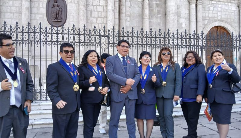 Colegio de Profesores Región Arequipa- Decana: Rosa Elena Begazo Begazo